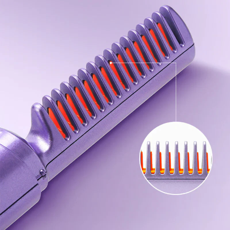 Ceramic Hairdressing Comb ~ Smooth, frizz-free hair anytime, anywhere.