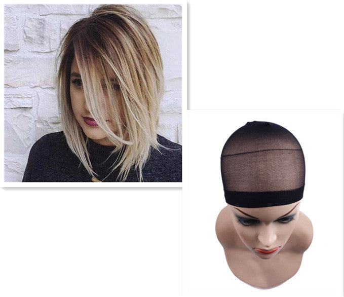 Chic Short Straight Bob Wig | Natural Look Full Hairpiece