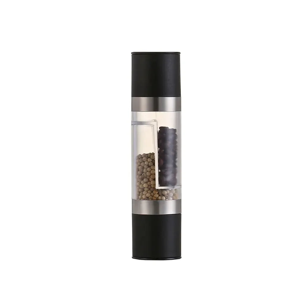 Stainless Steel Spice Grinder | Adjustable Ceramic Mechanism 2-in-1 Tool