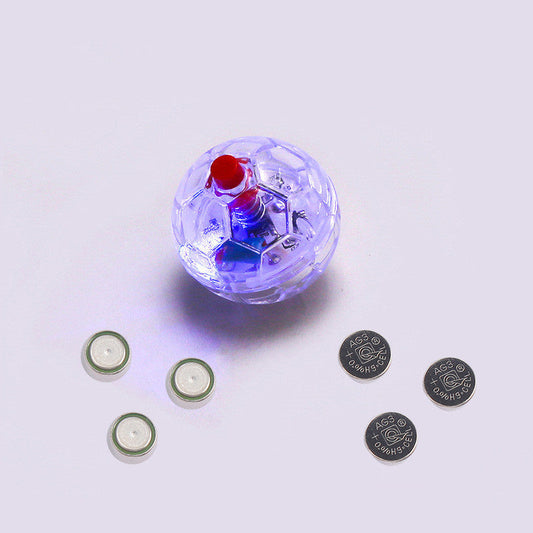 Funny Training Cat Glow Ball | Interactive Transparent Plastic Toy for Pets