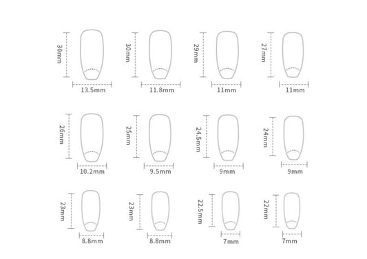 Elegant Stars and Moon Decal Press-On Nails | Trendy Celestial False Tips