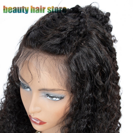 Voluminous Brazilian Kinky Curl Wig | Full Lace Front Human Hair Texture