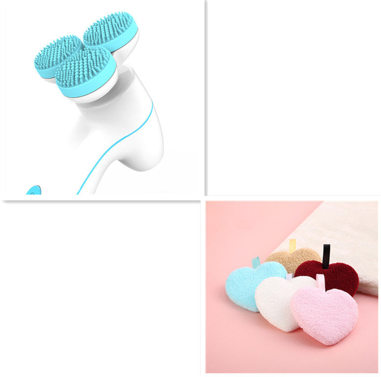 Electric Silicone Face Cleanser | 3D Smart Massage Vibration Beauty Tool