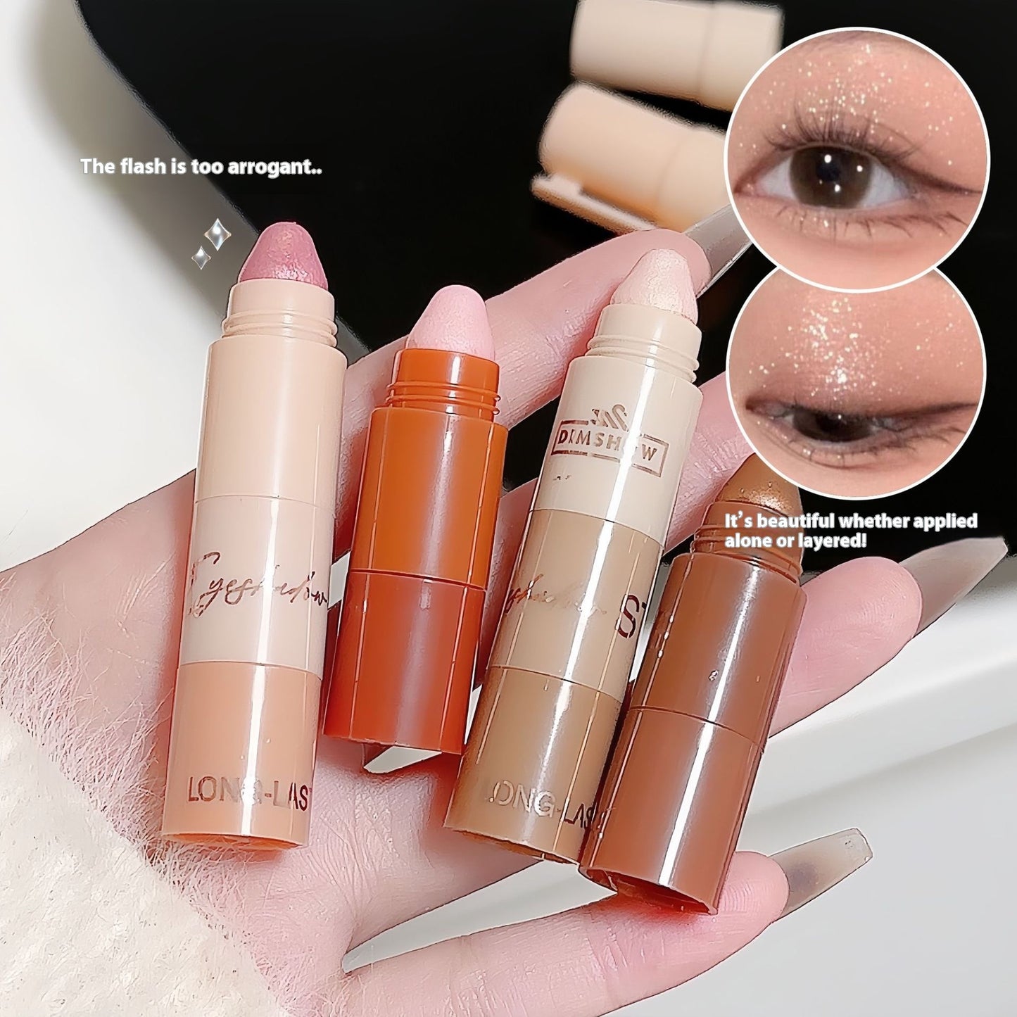 Multi-Section Eyeliner & Highlight Stick | Effortless Liner for Natural Look