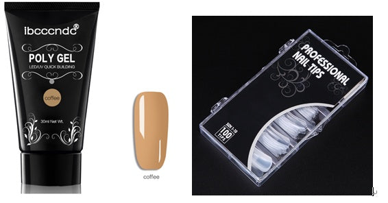 Quick & Painless Crystal Glue Nail Extension System | 100 Scaled Dual Forms