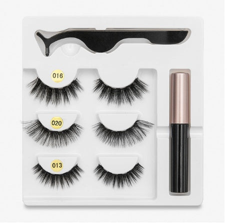 Glamorous Magnetic False Lashes | New Fashion Reusable No-Glue Eyelash Pair