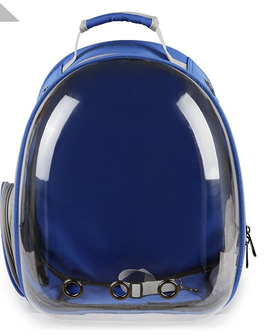 Breathable Bubble Pet Carrier Handbag | Portable Puppy & Rabbit Rucksack with Wide View