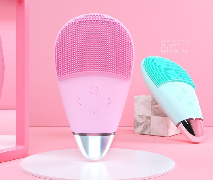 Electric Facial Cleansing Brush | Sonic Vibration Deep Pore Cleanser