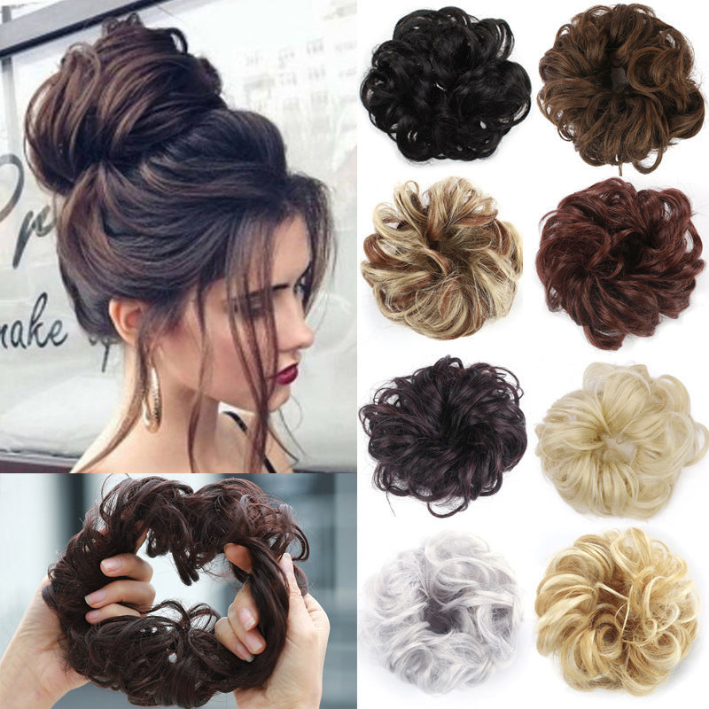 Wig Scrunchie Hair Donut | Instant Full Volume Bun Accessory