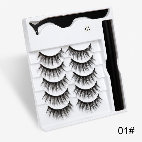 Glamorous Magnetic False Lashes | New Fashion Reusable No-Glue Eyelash Pair