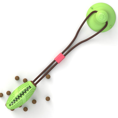 Silicon Suction Cup Dog Toy | Interactive Tug Ball for Chew, Bite & Tooth Cleaning