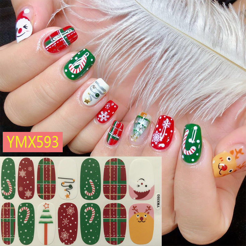 Festive Christmas Nail Stickers & Decals | Holiday Nail Art Supplies