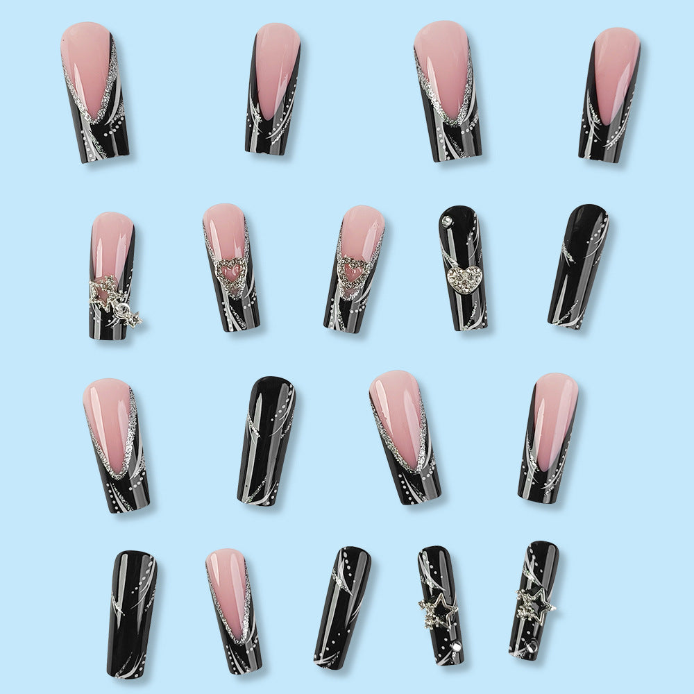 Professional Finished French Tip False Nails | Wearable Full Coverage Set