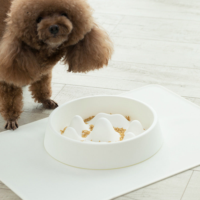 Healthy Slow Feeder Pet Bowl | Non-Skid Anti-Gulping Food Dish