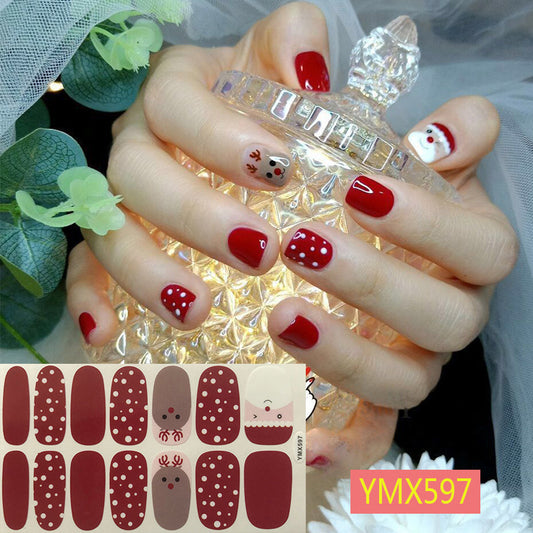 Festive Christmas Nail Stickers & Decals | Holiday Nail Art Supplies