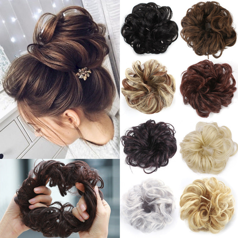 Wig Scrunchie Hair Donut | Instant Full Volume Bun Accessory