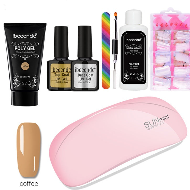 Quick & Painless Crystal Glue Nail Extension System | 100 Scaled Dual Forms