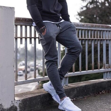 New Men's Gym Sweatpants - Autumn Winter Fitness Bodybuilding Joggers