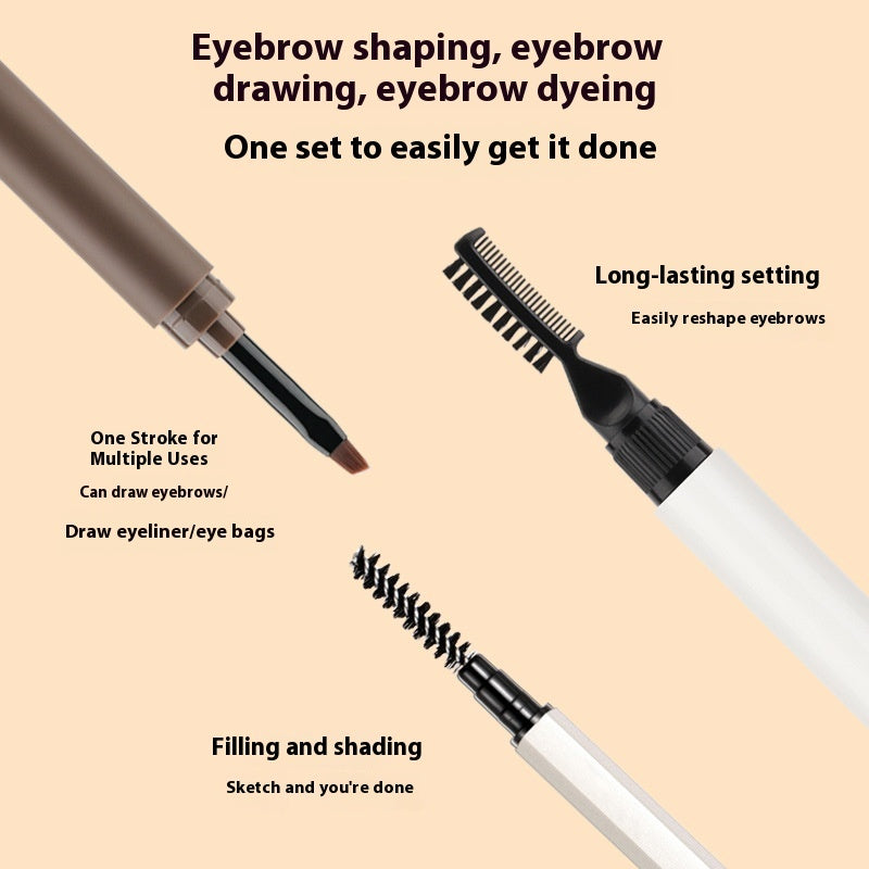 Complete Brow Styling Kit: Gel, Cream & Pencil 3-Piece Set
