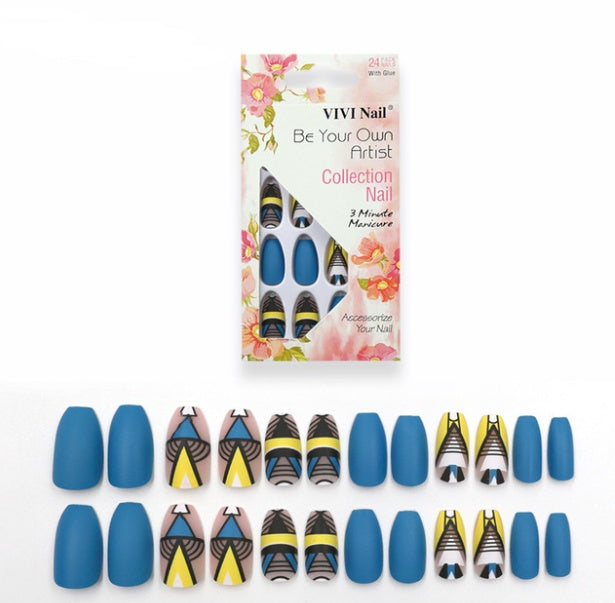 Solid Color Matte Finish Press-On Nails | 24 Pieces Full Nail Set