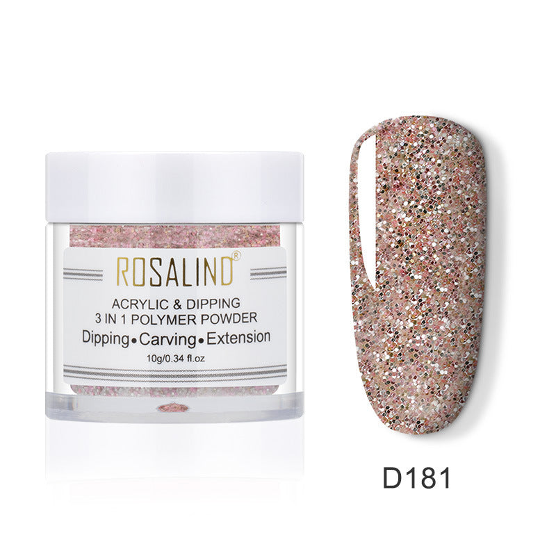 Professional 3-in-1 Crystal Infiltrating Nail Powder | Dip, Acrylic & Builder