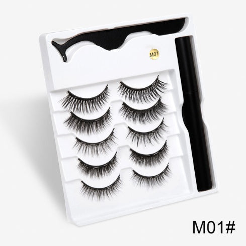 Glamorous Magnetic False Lashes | New Fashion Reusable No-Glue Eyelash Pair