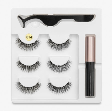 Glamorous Magnetic False Lashes | New Fashion Reusable No-Glue Eyelash Pair