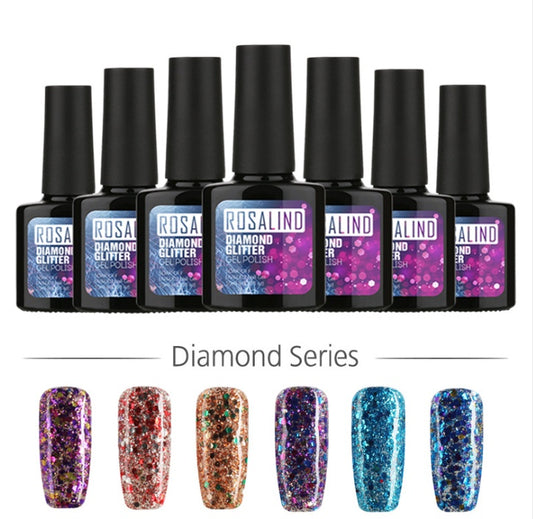 High-Shine Diamond Effect Nail Gel Polish