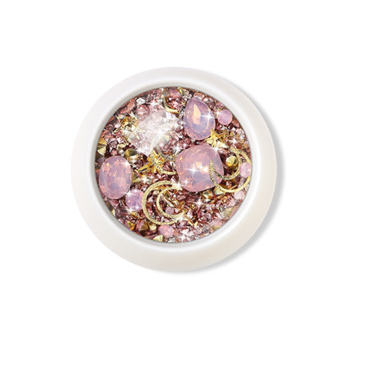 Rhinestone Nail Diamond & Rivet Kit | Mixed Metal Nail Art Decals