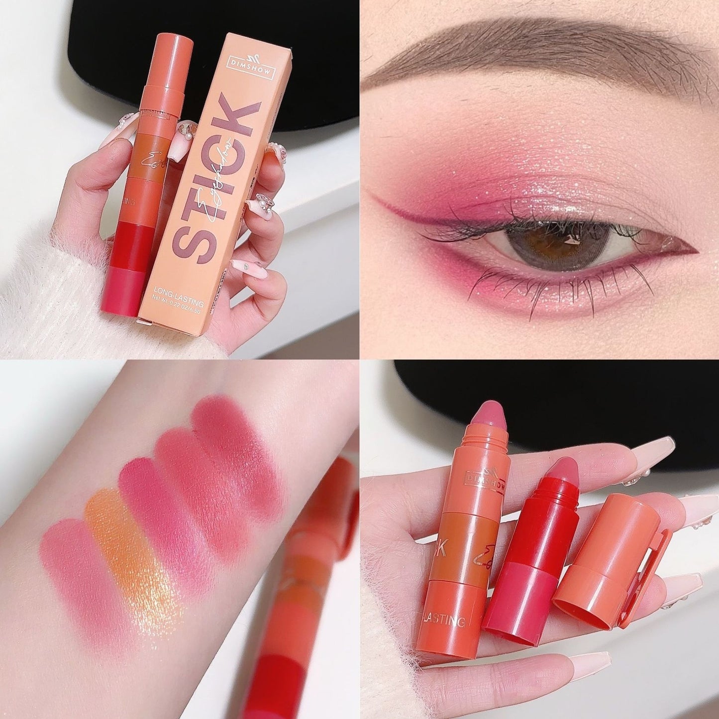 Multi-Section Eyeliner & Highlight Stick | Effortless Liner for Natural Look