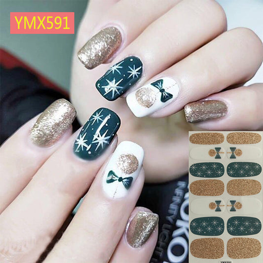Festive Christmas Nail Stickers & Decals | Holiday Nail Art Supplies