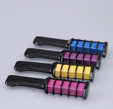 Vibrant Temporary Hair Dye Crayons | Mini Disposable Color Chalk Box for Quick Use