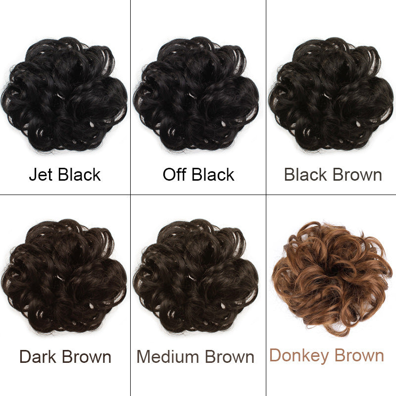 Wig Scrunchie Hair Donut | Instant Full Volume Bun Accessory