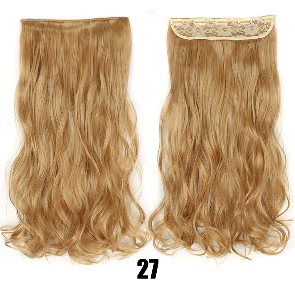 Seamless & Fluffy Wavy Hair Extensions | Big Volume Long Curly Clip-Ins