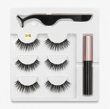 Glamorous Magnetic False Lashes | New Fashion Reusable No-Glue Eyelash Pair