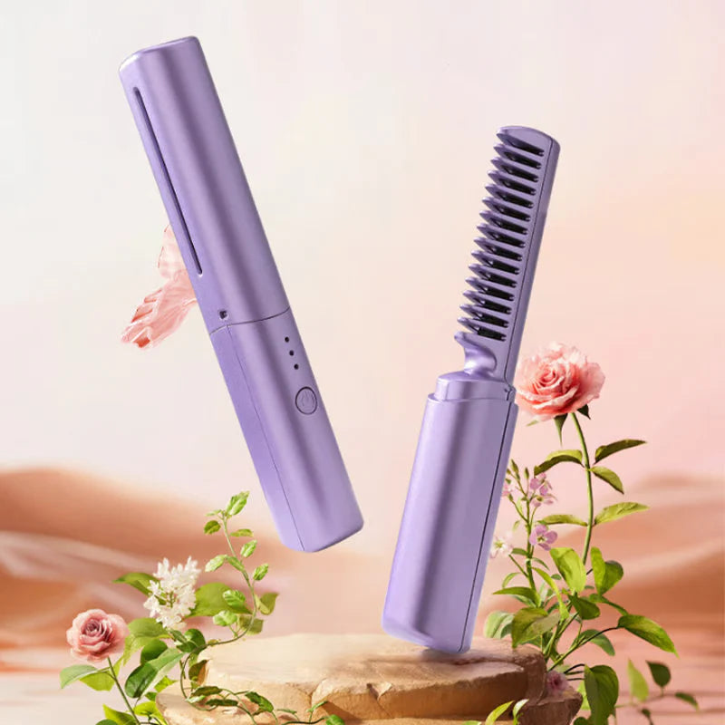 Ceramic Hairdressing Comb ~ Smooth, frizz-free hair anytime, anywhere.