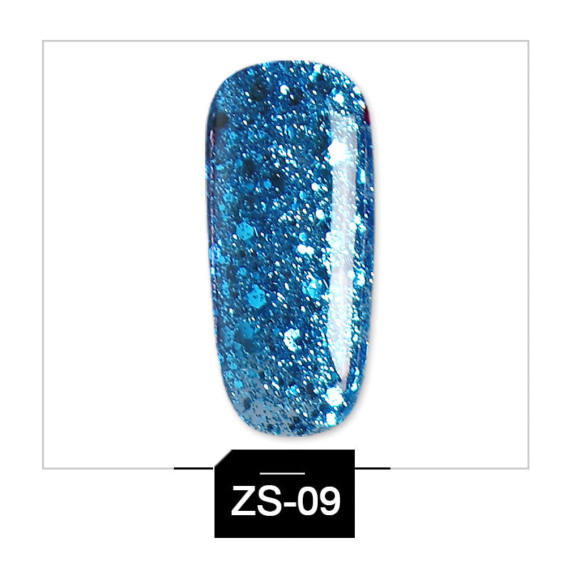 High-Shine Glitter Sequins Gel Polish | Soak-Off UV LED Nail Art Glue