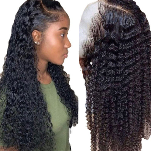 Voluminous Brazilian Kinky Curl Wig | Full Lace Front Human Hair Texture