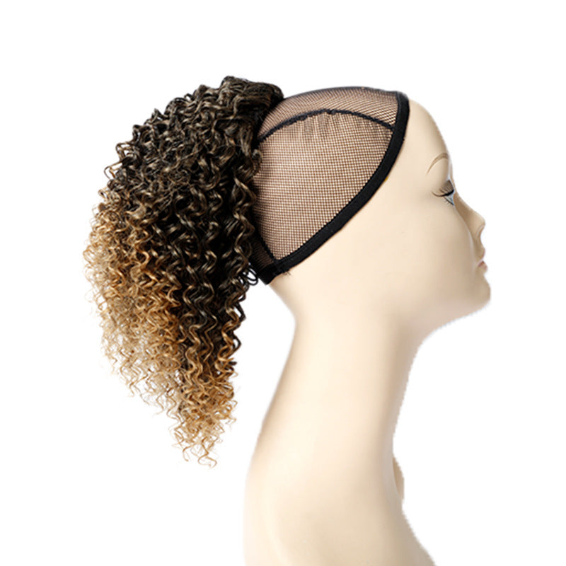 Euro-American Fluffy Ponytail Extension | Chemical Fiber High Puff Drawstring Wig