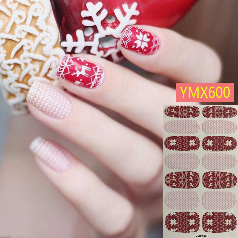 Festive Christmas Nail Stickers & Decals | Holiday Nail Art Supplies