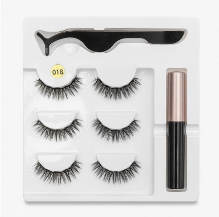 Glamorous Magnetic False Lashes | New Fashion Reusable No-Glue Eyelash Pair