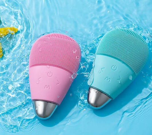 Electric Facial Cleansing Brush | Sonic Vibration Deep Pore Cleanser