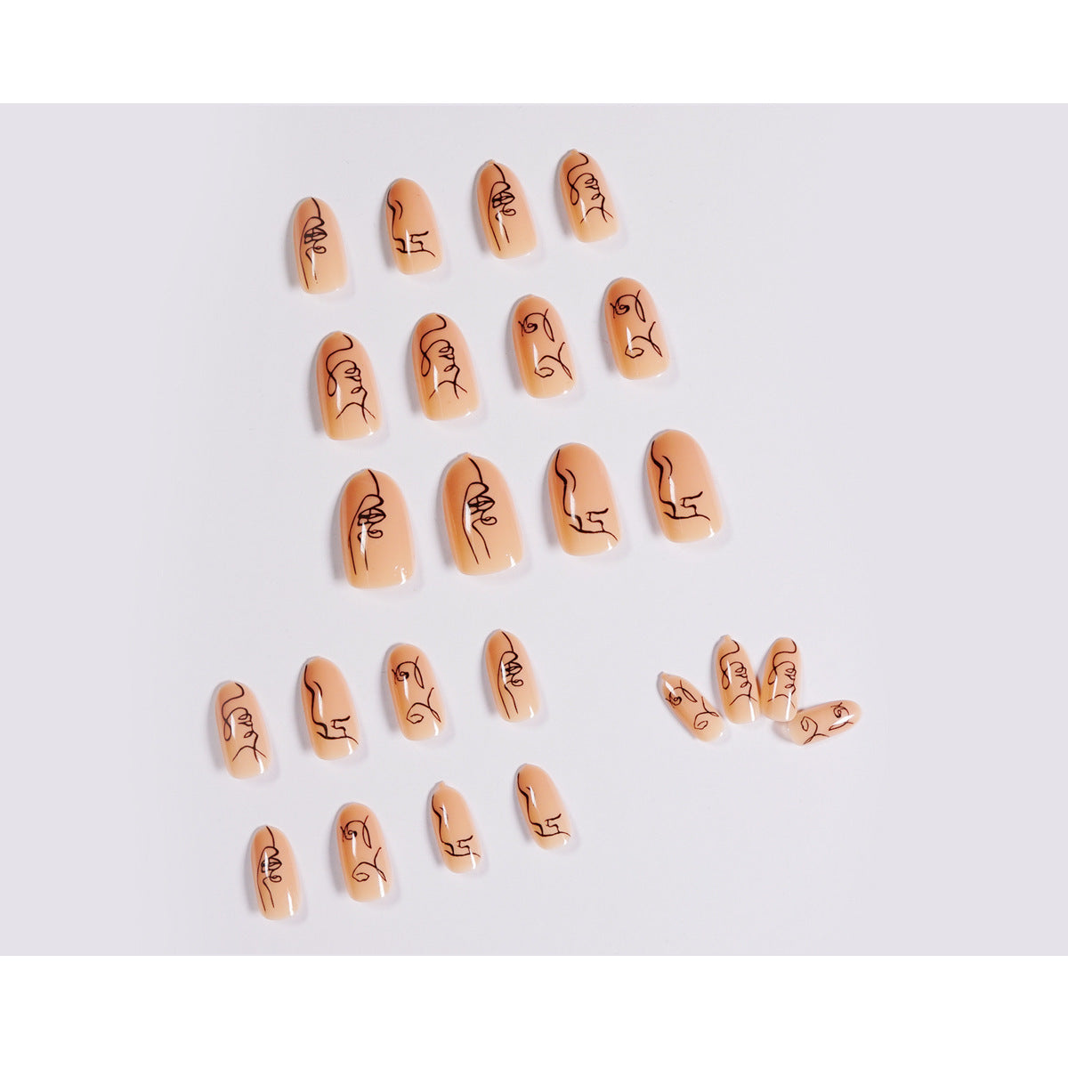 Waterproof & Detachable Press-On Nail Patches | Full Cover Wearable Fake Tips