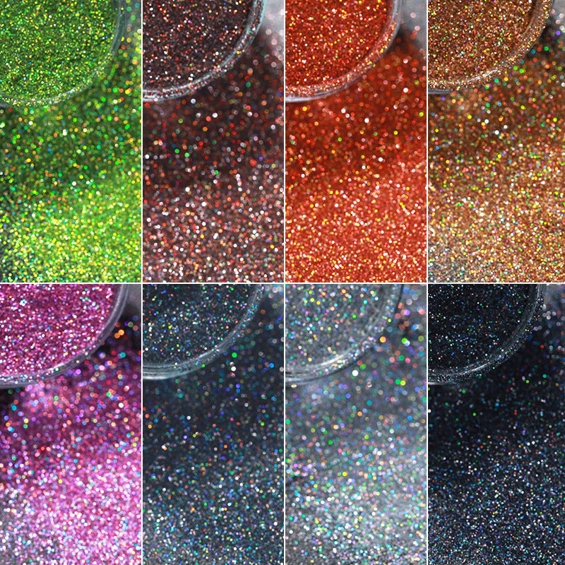 Ultra-Fine Aurora Nail Powder | Chrome Effect Magic Glitter for Nail Art