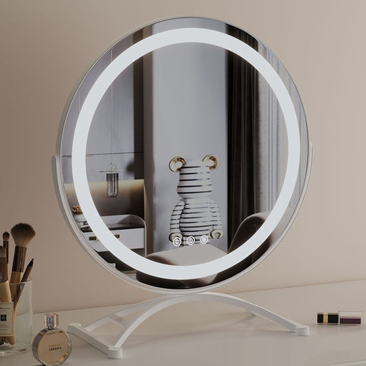 Modern Rotating Home Vanity Mirror | Desktop Dressing Table Swivel Design