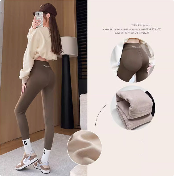 Women's Lamb Fleece Warm Leggings