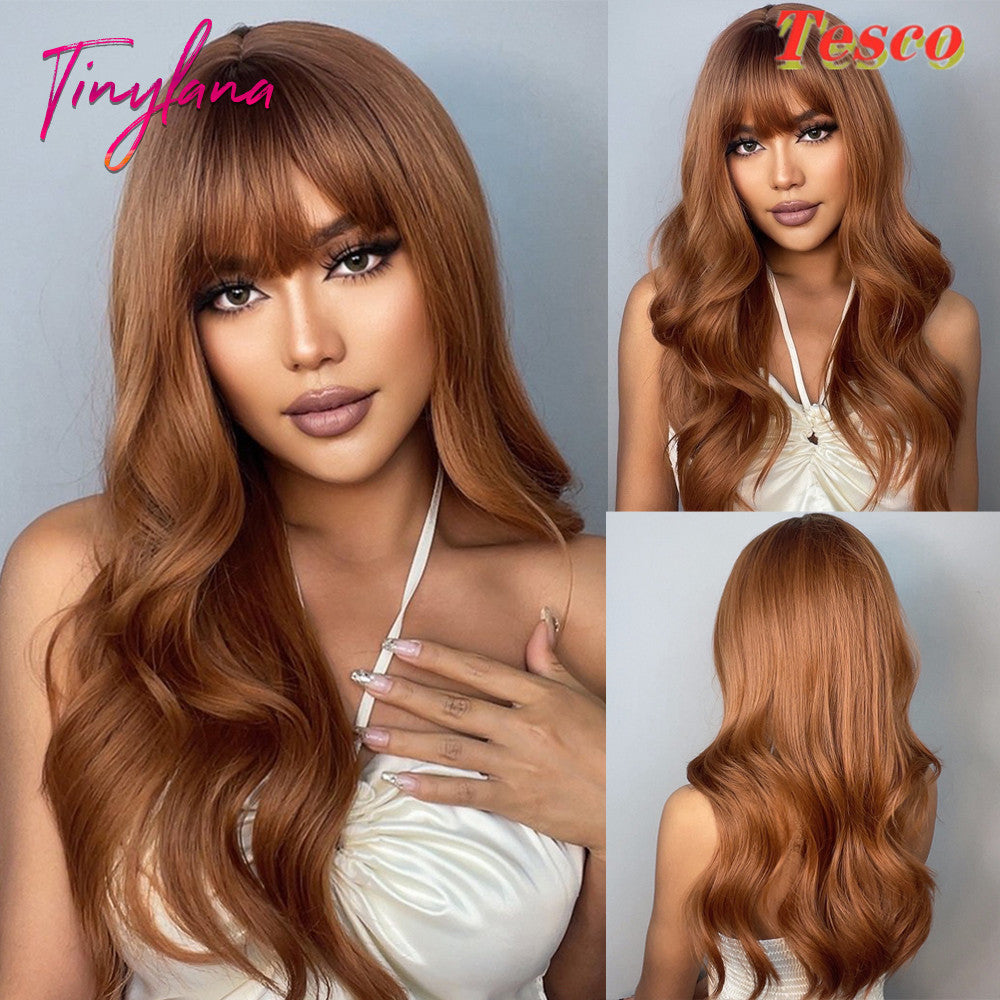 Natural Wavy Wig for Women | Long Full Wavy Hairstyle