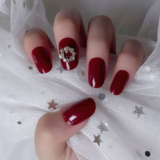 Finished Removable Wearable Press-On Nail Patches | Full Cover Nail Art Tips