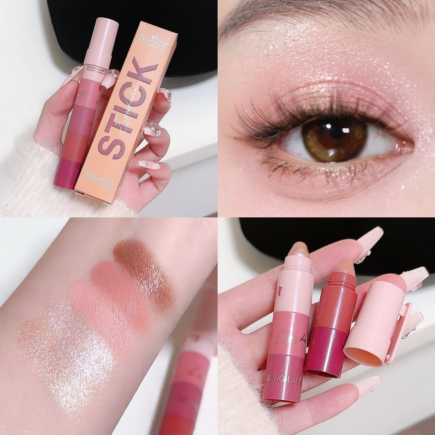 Multi-Section Eyeliner & Highlight Stick | Effortless Liner for Natural Look