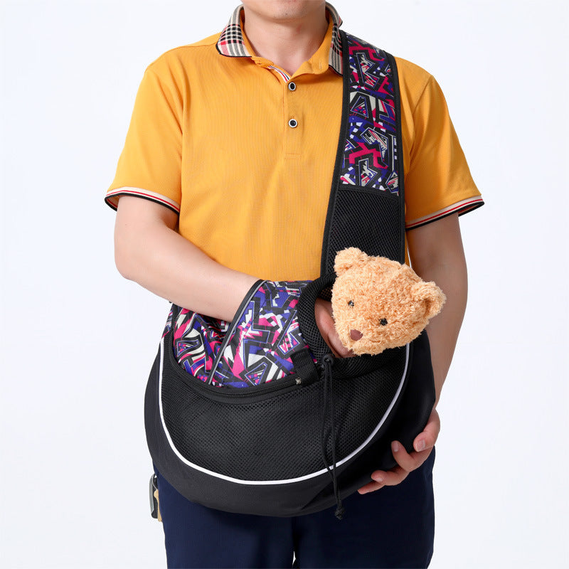 Stylish Portable Pet Carrier Bag | Crossbody Travel for Small Dog & Cat